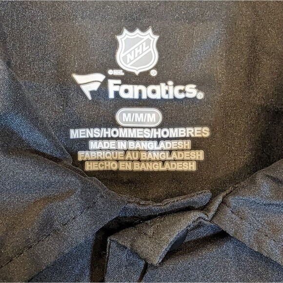 NWT NHL Boston Bruins Black Fanatics Branded True Varsity Coach Jacket Mens M - Picture 6 of 12